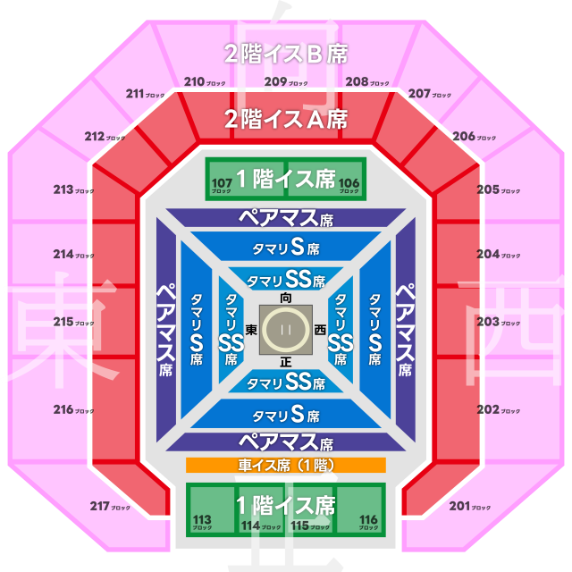 大相撲長崎場所座席表